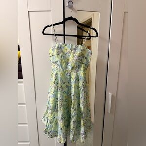RW&CO. Floral Dress with Spaghetti Straps - Size 4 -NWT